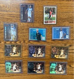 Lot of 11 soccer insert cards 2016-17 PANINI AFICIONADO