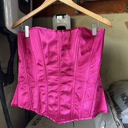 Barbie Pink Corset & Pink Gloves 