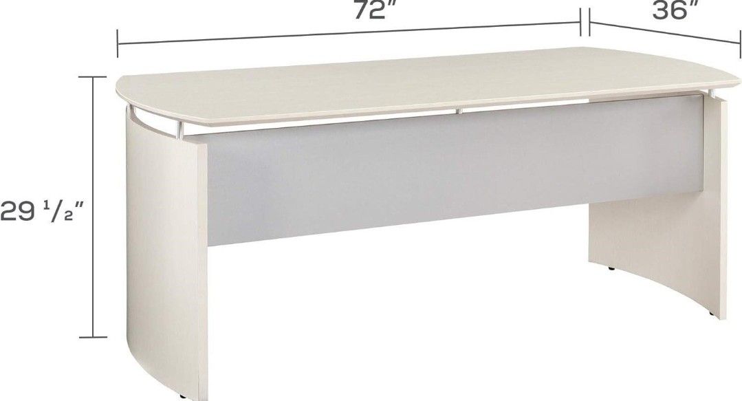 PROFESSIONAL OFFICE DESK W. ARK END & EXTENSION! NEW!
ESCRITORIO PROFECIONAL CURVEADO C. EXTENCION!