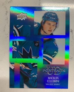 2024-25 Upper Deck Series 2 - Ud Portraits Macklin Celebrini #P37 (RC)