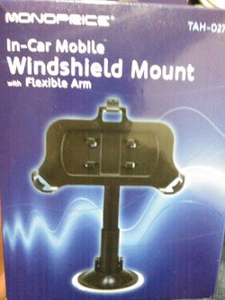In car mobile windshield mount