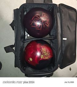 Bowling ball and bag combo