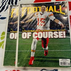 Lot Of 6 Patrick Mahomes Magazines