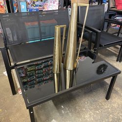 4 Pc Outdoor Metal Mesh Set Nes Assembled $179