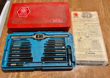Matco tap and die set