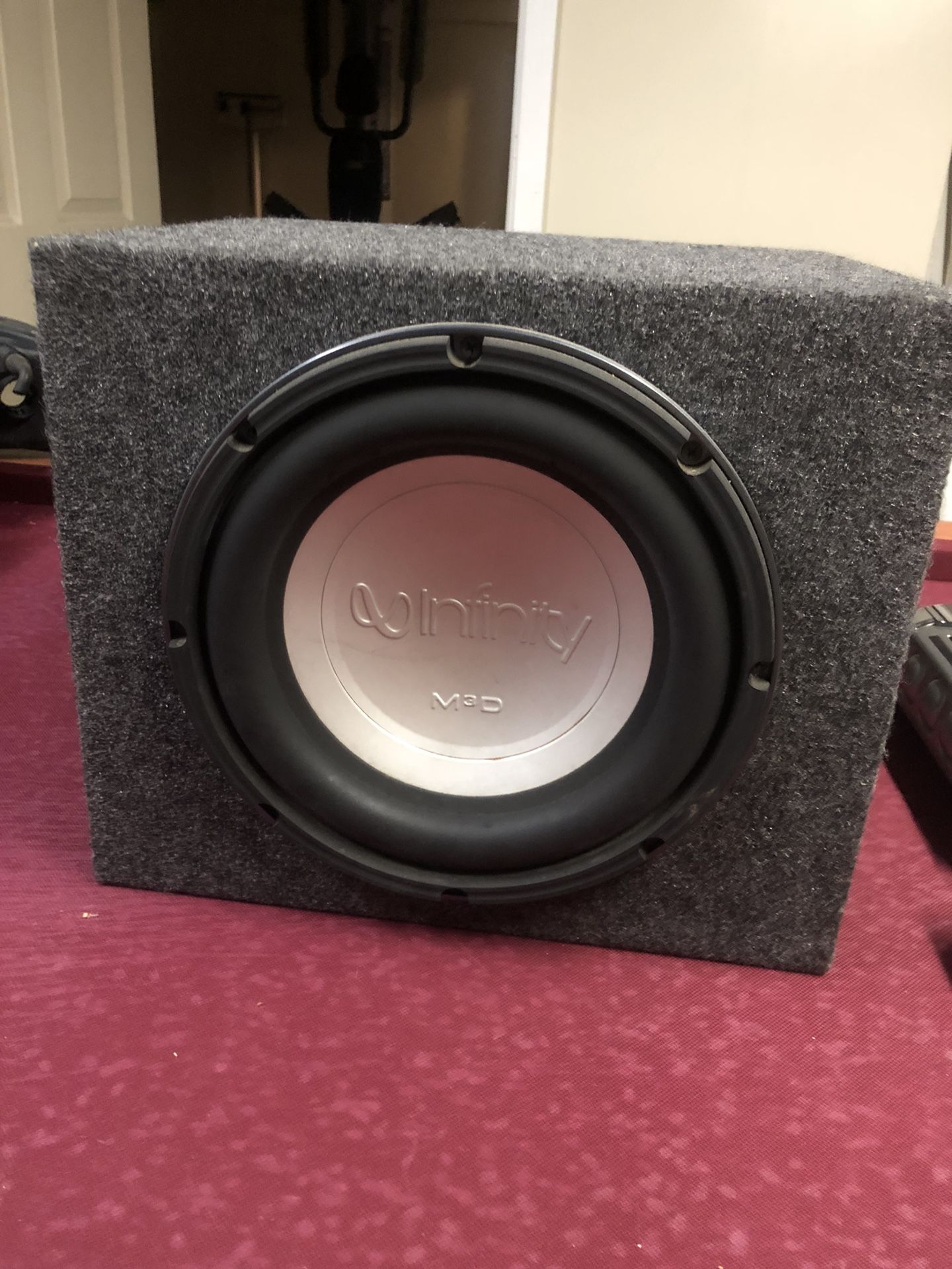 Infinity Perfect 10” VQ Subwoofer w/ Amp for Sale in Barkhamsted, CT - OfferUp