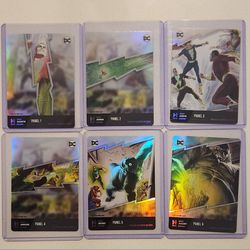 DC HRO Chapter 2 Complete Epic Holo Panels Set 6 Unscanned Cards