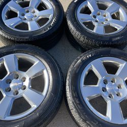 20” Chevy Silverado OEM Rims Wheels Tires!