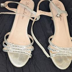 Champagne Rhinestone Bridal Shoes