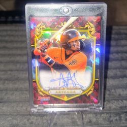 Arteaga Autograph #'d Card