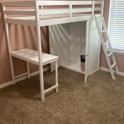 Lofted Twin Bed Frame