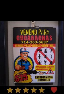 💥 POLVO PARA CUCARACHAS ⚡