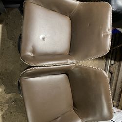 COSTWAY Vintage Bar Stools, Set of 2