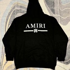 hoodie black jacket Amiri para hombre 