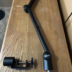 Blue Mounted Microphone Boom