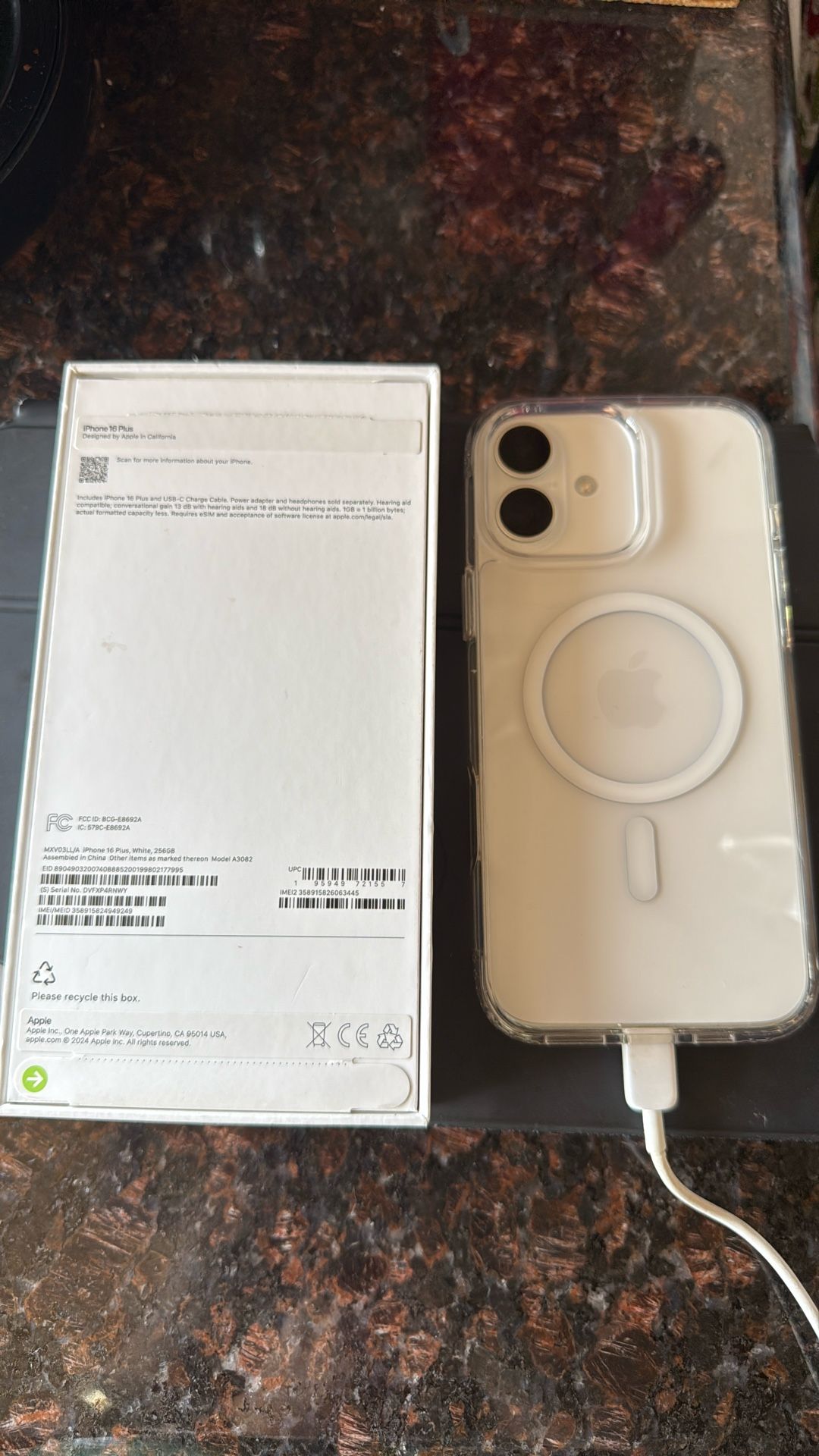 iPhone 16 Plus 256 gb Carrier Unlocked.