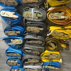 21 Heavy-Duty Ratchet Straps