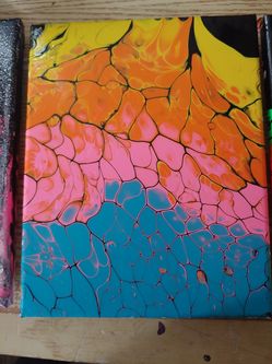 Bright colored cells 8x10