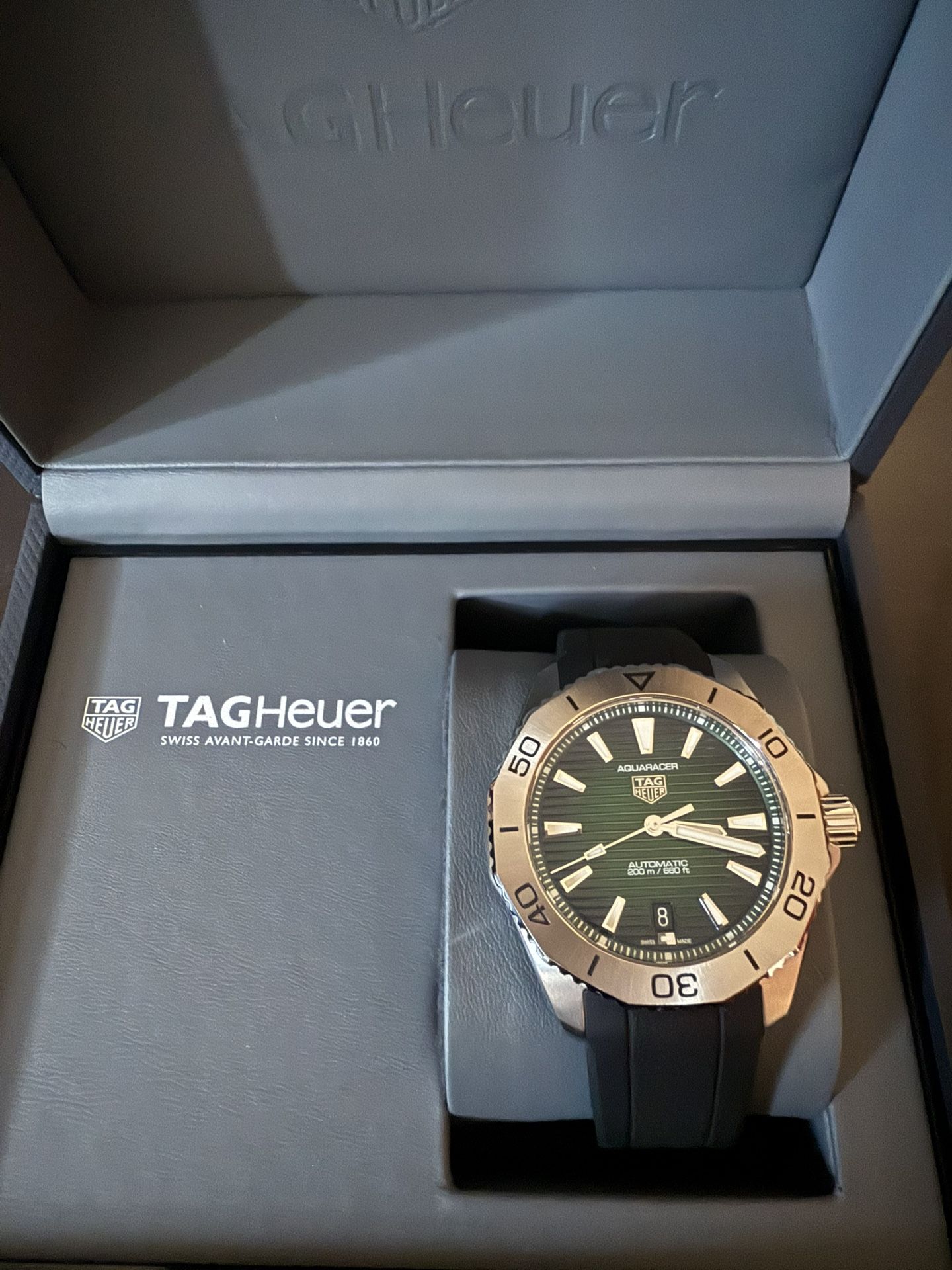 Tag Heuer Aqua Racer Deep Green Automatic Dial Watch