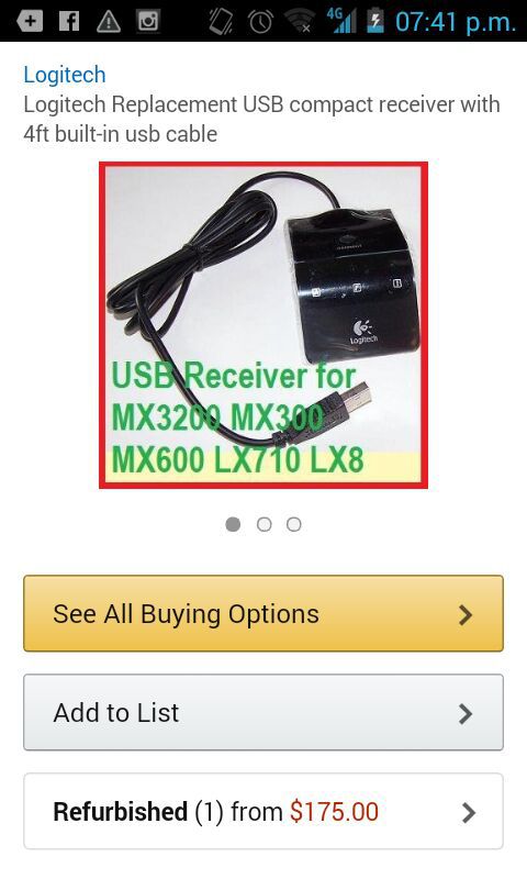 Logitech EX100 LX710 LX8 S510 USB for Sale in Hartford, CT -