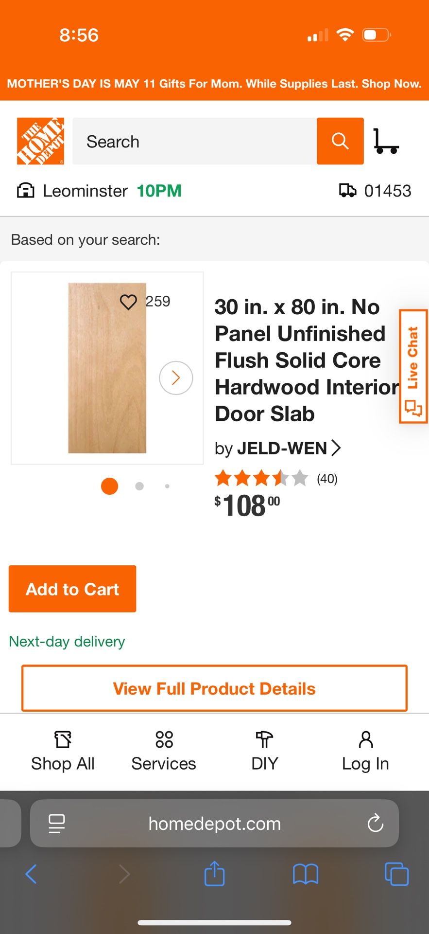 Solid Interior Door And Door Closer