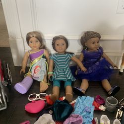 American Girl Dolls/Horse With Accessories!