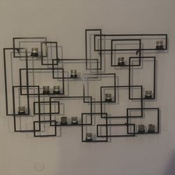Wall candle holder