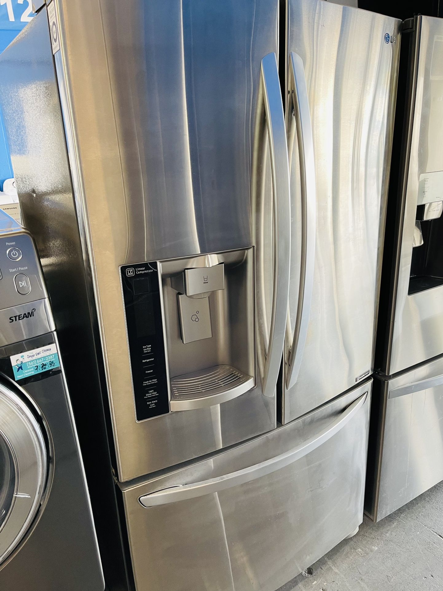 Lg Stainless Steel French Door Fridge