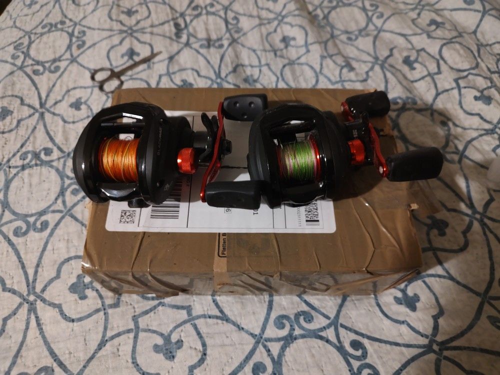 Fishing Bait Cast Reels Abu Garcia Black Max 3. New $45 Each Firm