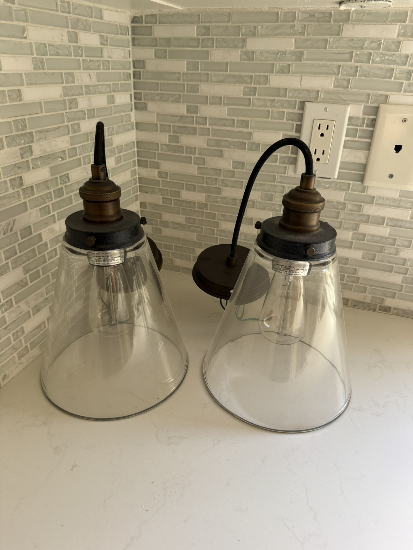 Set of 2 Pendant Lights