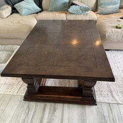Large Wood Coffee Table