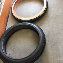 26x3 26x4 Whitewall Tires Wheels 