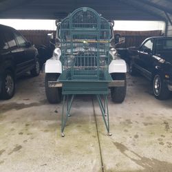 Bird cage With Tray And Cups Xtra large 
