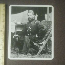 Civil War Union Philip Henry Sheridan Little Phil Colonel Of The 2D Michigan Cavalry Army Of The Potomac Shenandoah Knowledge Card Vintage Collectible