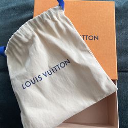 lv dust bag and box