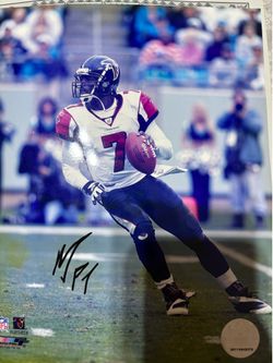 Michael Vick autographed picture
