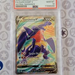 Garchomp V Full Art PSA 10