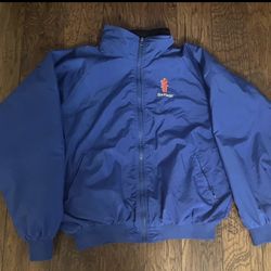 Six Flags Amusement Park Mens Jacket With Hoodie ( Sz xL) 