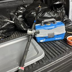 Fishing Pool With Tacklebox Selling Altogether