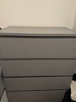Gray dresser