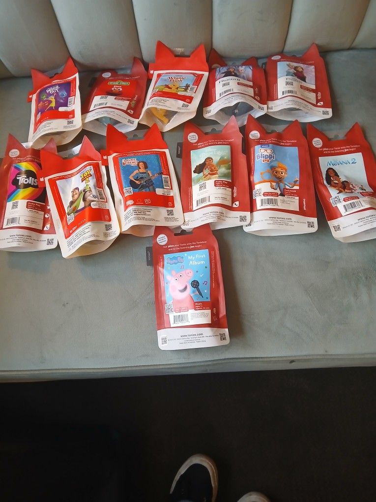 12 Brand New  Tonie Characters 