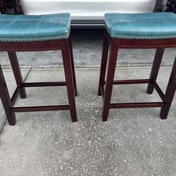 Estate Sale: Two short bar stools