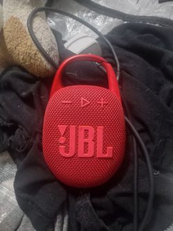JBL Clip 5 Portable Bluetooth Speaker Red