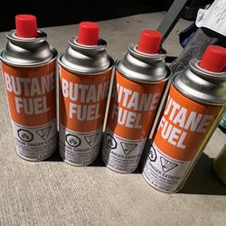 Butane Fuel Canisters (8 oz) – 4 Pack