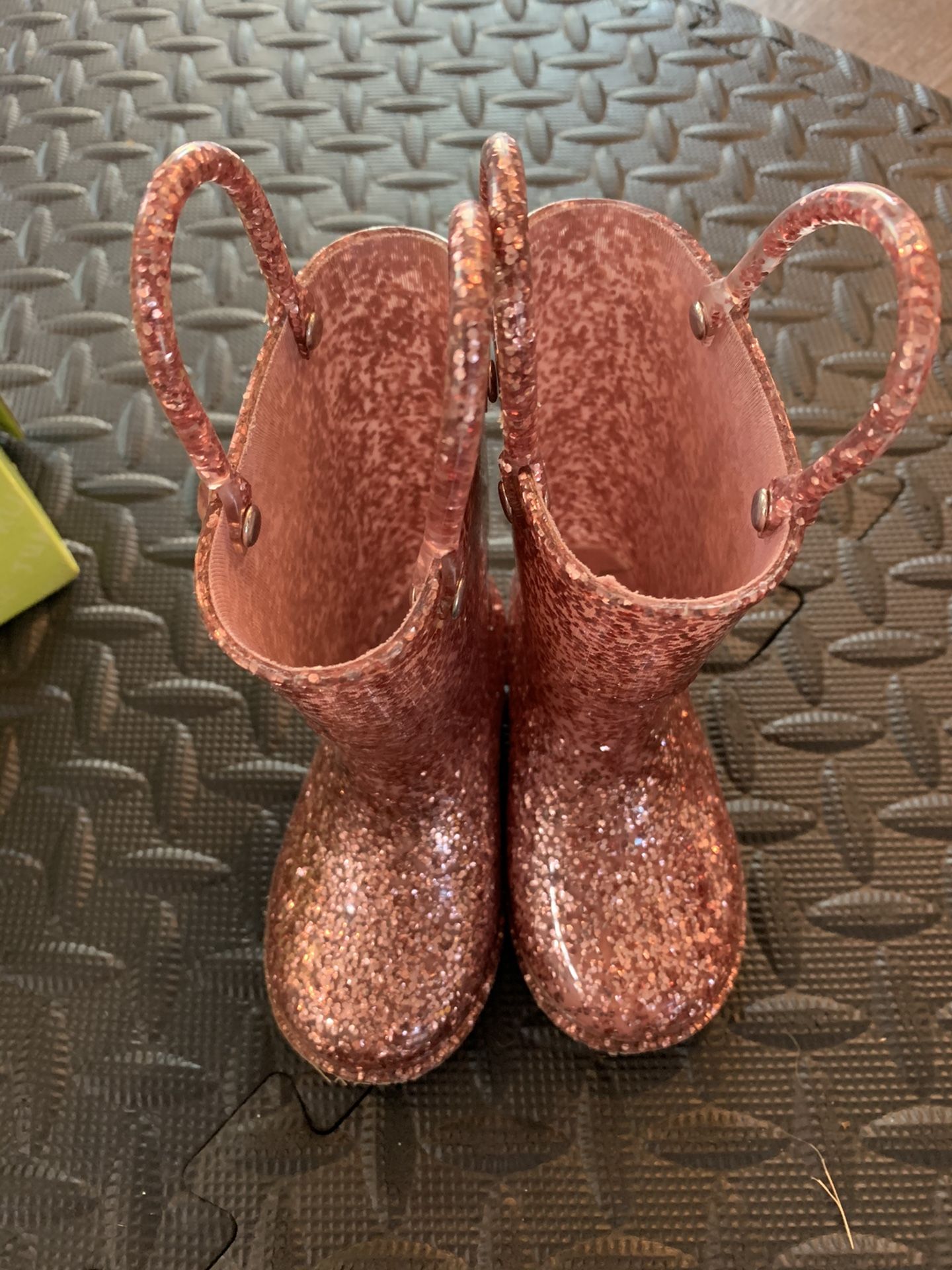 Western chief pink sparkle boots size 5