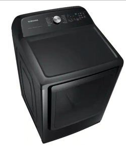 7.4 cu. ft. Vented Gas Dryer in Brushed Black with Steam Sanitize+