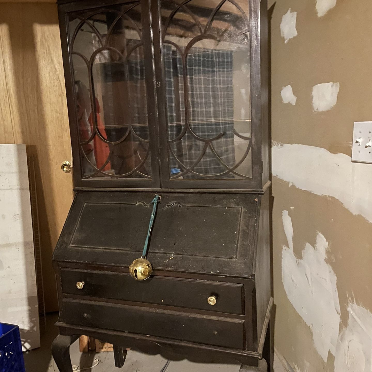 Antique Secretary Desk With Hutch