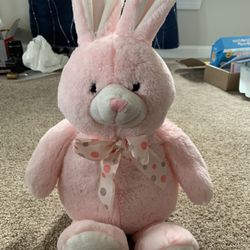 NEW Pink Plush Bunny