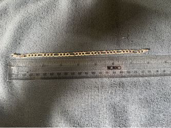 Men’s 925 Silver Figaro bracelet