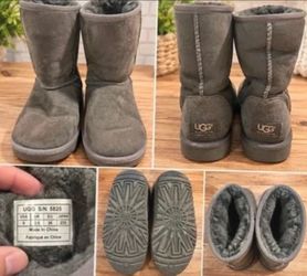 Ugg boots gray size 5